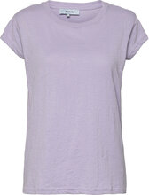 Leti T-Shirt T-shirts & Tops Short-sleeved Lilla Minus*Betinget Tilbud