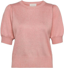 Liva Strik T-Shirt Pullover Rosa Minus*Betinget Tilbud