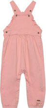 Overall Twill Bottoms Dungarees Pink Minymo
