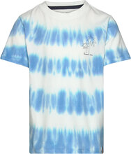 T-Shirt Ss Tie Dye Tops T-shirts Short-sleeved Blue Minymo