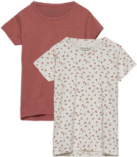 Basic 33 -T-Shirt Ss Tops T-Kortærmet Skjorte Multi/patterned Minymo