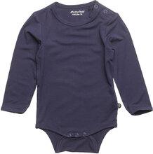 Body Ls Bodies Long-sleeved Blue Minymo