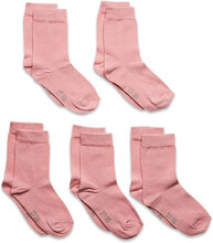 Ankle Sock -Solid Sockor Strumpor Pink Minymo