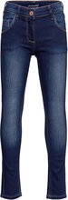 Jeans Girl Stretch Slim Fit Jeans Skinny Jeans Blå Minymo*Betinget Tilbud