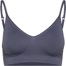 Lucia Bra Top Solid Lingerie Bras & Tops Soft Bras Tank Top Bras Grå Missya*Betinget Tilbud