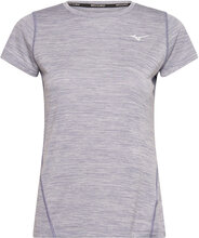 Impulse Core Tee W T-shirts & Tops Short-sleeved Grå Mizuno*Betinget Tilbud