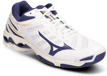Wave Voltage Shoes Sport Shoes Racketsports Shoes Hvit Mizuno*Betinget Tilbud