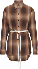 Shirt Tops Shirts Long-sleeved Brown MM6 Maison Margiela