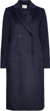 Odelia Long Coat Outerwear Coats Winter Coats Marineblå Modström*Betinget Tilbud