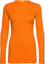 Cassiemd Ls Top Tops T-shirts & Tops Long-sleeved Orange Modström