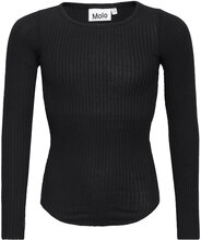 Rochelle Tops T-shirts Long-sleeved T-shirts Black Molo