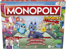 Monopoly Junior Board Game Family Toys Puzzles And Games Games Board Games Multi/patterned Monopoly