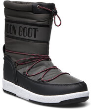 Mb Moon Boot Jr Boy Sport Vinterstövlar Pull On Black Moon Boot