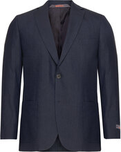 Archie Linen Suit Jkt Designers Blazers Single Breasted Blazers Navy Morris