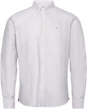 Douglas Stripe Shirt-Slim Fit Skjorte Uformell Beige Morris*Betinget Tilbud