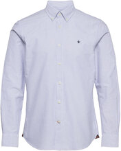 Oxford Striped Bd Shirt Skjorte Business Blå Morris*Betinget Tilbud