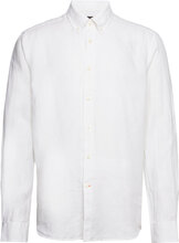 Douglas Bd Linen Shirt Ls Designers Shirts Casual White Morris