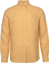 Douglas Linen Bd Shirt Tops Shirts Linen Shirts Yellow Morris
