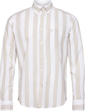 Block Stripe Bd Shirt Tops Shirts Casual Beige Morris