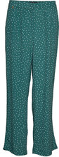 Valérie Trousers Bottoms Trousers Wide Leg Green Morris Lady