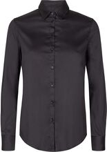 Mmmartina Shirt Tops Shirts Long-sleeved Black MOS MOSH