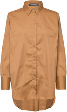 Mmenola Shirt Tops Shirts Long-sleeved Brown MOS MOSH