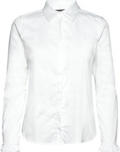 Mattie Flip Shirt Tops Shirts Long-sleeved White MOS MOSH