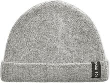 Thora Knit Hat Accessories Headwear Beanies Grey MOS MOSH