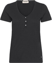 Mmastin Basic Tee Tops T-shirts & Tops Short-sleeved Black MOS MOSH