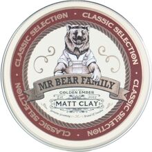 Pomade Matt Clay Golden Ember Beauty MEN Beard & Mustache Beard Wax & Beardbalm Nude Mr Bear Family*Betinget Tilbud