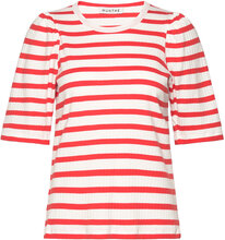 Jikolaz Tops T-shirts & Tops Short-sleeved Red Munthe
