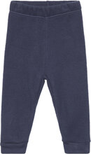 Woolly Fleece Pants Baby Outerwear Fleece Outerwear Fleece Trousers Navy Müsli By Green Cotton