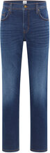 Style Washington Straight Jeans Blå MUSTANG*Betinget Tilbud