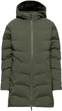 W Marina Long Quilted Jkt Fôret Kåpe Grønn Musto*Betinget Tilbud