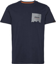 Lr Musto Pocket Tee T-shirts Short-sleeved Blå Musto*Betinget Tilbud