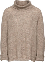 11 The Knit Rollneck Høyhalset Pologenser Beige My Essential Wardrobe*Betinget Tilbud