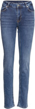Mwcelina 101 High Straight Y Bottoms Jeans Straight-regular Blue My Essential Wardrobe