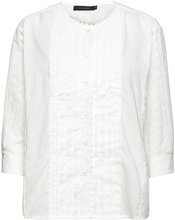 Sophia Shirt Tops Blouses Long-sleeved White Naja Lauf