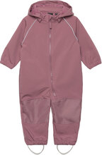 Nmnalfa Softshell Suit Solid Fo Noos Outerwear Coveralls Softshell Coveralls Purple Name It