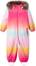 Nmfsnow10 Suit Colour Flow Fo Outerwear Coveralls Snow-ski Coveralls & Sets Multi/patterned Name It