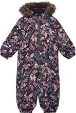 Nmfsnow10 Suit Wild Flower Fo Outerwear Coveralls Snow-ski Coveralls & Sets Pink Name It