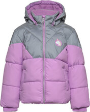 Nmfmaren Puffer Jacket Reflective Outerwear Jackets & Coats Quilted Jackets Purple Name It