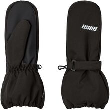 Nknsnow10 Mitten W Wool 2Fo Accessories Gloves & Mittens Mittens Black Name It
