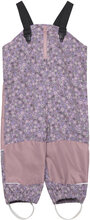 Nmfalfa08 Softshell Bib Pant Sma Flow Fo Outerwear Softshells Softshell Trousers Purple Name It