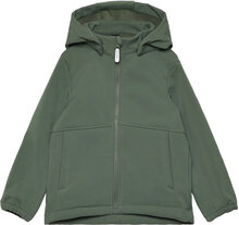 Nmmalfa08 Softshell Jacket Magic Fo Tb Outerwear Softshells Softshell Jackets Khaki Green Name It