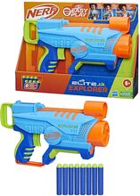 Nerf Elite Jr Explorer Toys Toy Guns Multi/mønstret Nerf*Betinget Tilbud