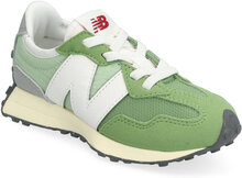 New Balance 327 Kids Bungee Lace Sport Sneakers Low-top Sneakers Green New Balance