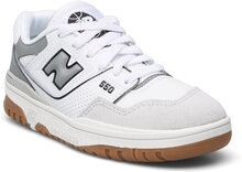 New Balance Bb550 Kids Bungee Lace Sport Sneakers Low-top Sneakers White New Balance