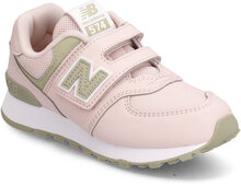 New Balance 574 Hook And Loop Sport Sneakers Low-top Sneakers Pink New Balance