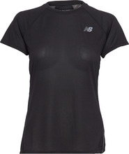 Impact Run Short Sleeve T-shirts & Tops Short-sleeved Svart New Balance*Betinget Tilbud